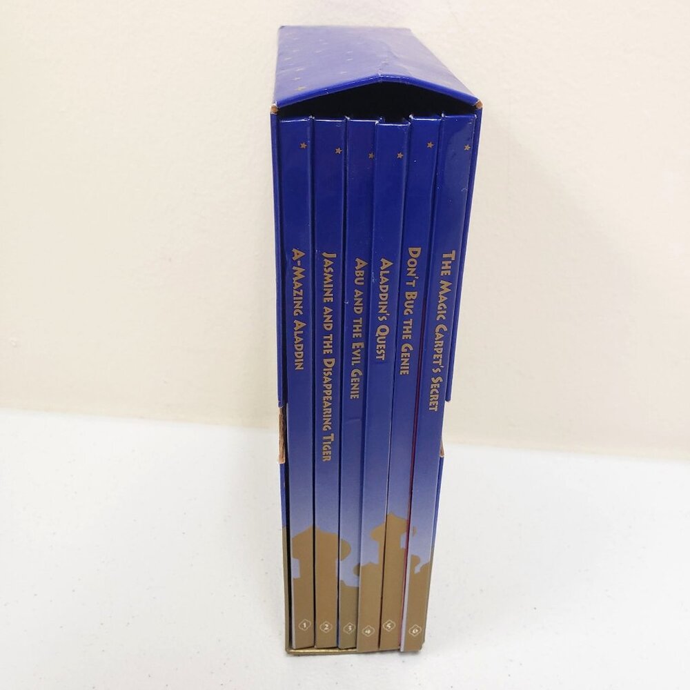 Disney Aladdin Six New Adventures 6 Book Set 1993 Hardcover Collection - Picture 6 of 8